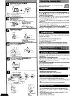 Предварительный просмотр 102 страницы Panasonic SC-EH50 Operating Instructions Manual