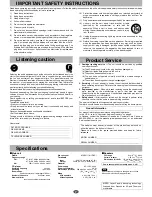 Preview for 7 page of Panasonic SC-EN15 Operating Instructions Manual