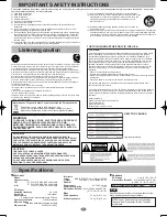 Preview for 7 page of Panasonic SC-EN27 Operating Instructions Manual