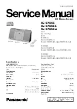 Panasonic SC-EN35E Service Manual preview