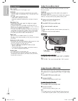 Preview for 8 page of Panasonic SC-HC05 Owner'S Manual