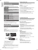 Предварительный просмотр 8 страницы Panasonic SC-HC15 Operating Instructions Manual