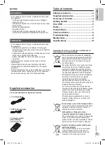 Preview for 3 page of Panasonic SC-HC17 Operating Instructions Manual