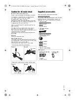 Preview for 3 page of Panasonic SC-HC195 Operating Instructions Manual