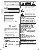 Preview for 12 page of Panasonic SC-HC25 Owner'S Manual