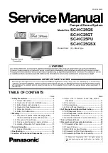 Preview for 1 page of Panasonic SC-HC25GS Service Manual