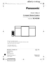 Preview for 1 page of Panasonic SC-HC300 Owner'S Manual