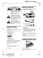 Preview for 4 page of Panasonic SC-HC300 Owner'S Manual