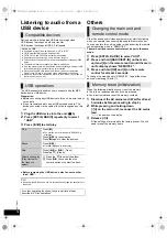 Preview for 16 page of Panasonic SC-HC35 Operating Instructions Manual