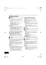 Preview for 2 page of Panasonic SC-HC37 Operating Instructions Manual