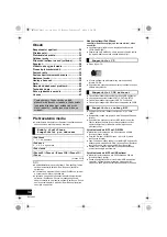 Preview for 32 page of Panasonic SC-HC37 Operating Instructions Manual