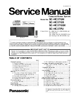 Panasonic SC-HC37GN Service Manual preview