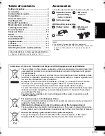 Preview for 3 page of Panasonic SC-HC38 Operating Instructions Manual