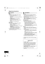 Предварительный просмотр 38 страницы Panasonic SC-HC39 Operating Instructions Manual