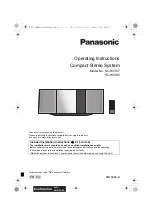 Preview for 1 page of Panasonic SC-HC395 Operating Instructions Manual