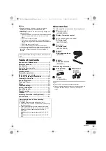 Preview for 3 page of Panasonic SC-HC395 Operating Instructions Manual