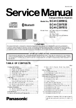 Preview for 1 page of Panasonic SC-HC395 Service Manual