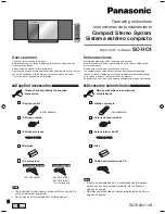 Panasonic SC-HC4 Operating Instructions Manual preview