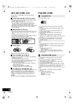 Preview for 18 page of Panasonic SC-HC400 Operating Instructions Manual