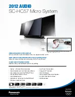 Preview for 1 page of Panasonic SC-HC57 Specifications