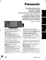 Preview for 1 page of Panasonic SC-HC58 Operating Instructions Manual