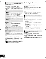 Preview for 14 page of Panasonic SC-HC58 Operating Instructions Manual