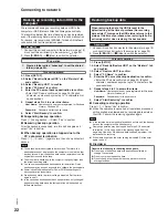 Preview for 22 page of Panasonic SC-HC7 Operating Instructions Manual