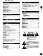 Предварительный просмотр 3 страницы Panasonic SC-HDA710 Operating Instructions Manual