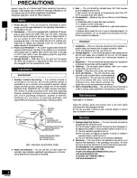 Предварительный просмотр 4 страницы Panasonic SC-HDA710 Operating Instructions Manual