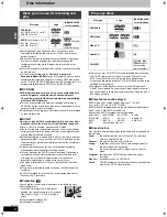 Preview for 8 page of Panasonic SC-HT1000 Operating Instructions Manual