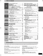 Предварительный просмотр 3 страницы Panasonic SC-HT1500 Operating Instructions Manual