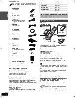 Предварительный просмотр 4 страницы Panasonic SC-HT1500 Operating Instructions Manual