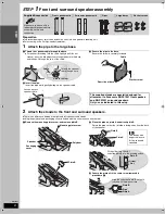 Предварительный просмотр 6 страницы Panasonic SC-HT1500 Operating Instructions Manual