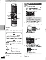 Предварительный просмотр 34 страницы Panasonic SC-HT1500 Operating Instructions Manual