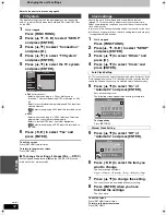 Предварительный просмотр 52 страницы Panasonic SC-HT1500 Operating Instructions Manual