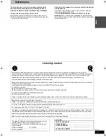 Предварительный просмотр 11 страницы Panasonic SC-HT1500 Operating Manual