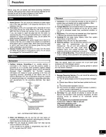 Предварительный просмотр 3 страницы Panasonic SC-HT270 Operating Operating Instructions Manual