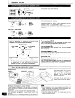 Предварительный просмотр 14 страницы Panasonic SC-HT280 Operating Instructions Manual