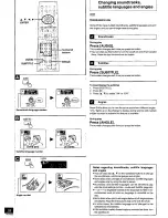 Предварительный просмотр 28 страницы Panasonic SC-HT290 Operating Instructions Manual