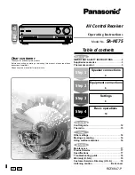 Panasonic SC-HT405D-S Operating Operating Instructions Manual preview