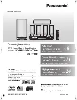 Panasonic SC-HT530 Operating Instructions Manual предпросмотр