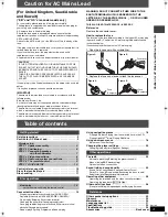 Предварительный просмотр 3 страницы Panasonic SC-HT530 Operating Instructions Manual