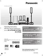 Panasonic SC-HT535 Operating Instructions Manual preview