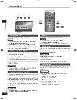 Предварительный просмотр 18 страницы Panasonic SC-HT56 - Blu-Ray Home Theater Receiver Operating Instructions Manual