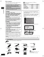 Предварительный просмотр 2 страницы Panasonic SC-HT623 Operating Instructions Manual