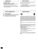 Предварительный просмотр 52 страницы Panasonic SC-HT65 Operating Instructions Manual