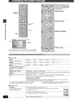 Предварительный просмотр 22 страницы Panasonic SC-HT730 - DVD Home Theater System Operating Instructions Manual