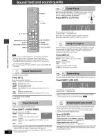 Предварительный просмотр 26 страницы Panasonic SC-HT730 - DVD Home Theater System Operating Instructions Manual