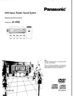 Panasonic SC-HT80 Operating Instructions Manual preview