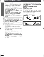 Предварительный просмотр 4 страницы Panasonic SC-HT855 Operation Manual